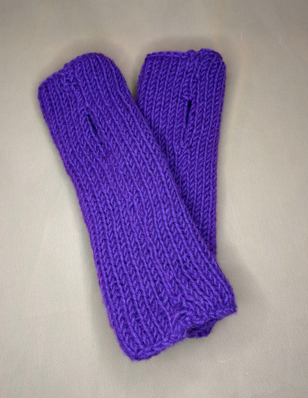 Fingerless Knit Gloves