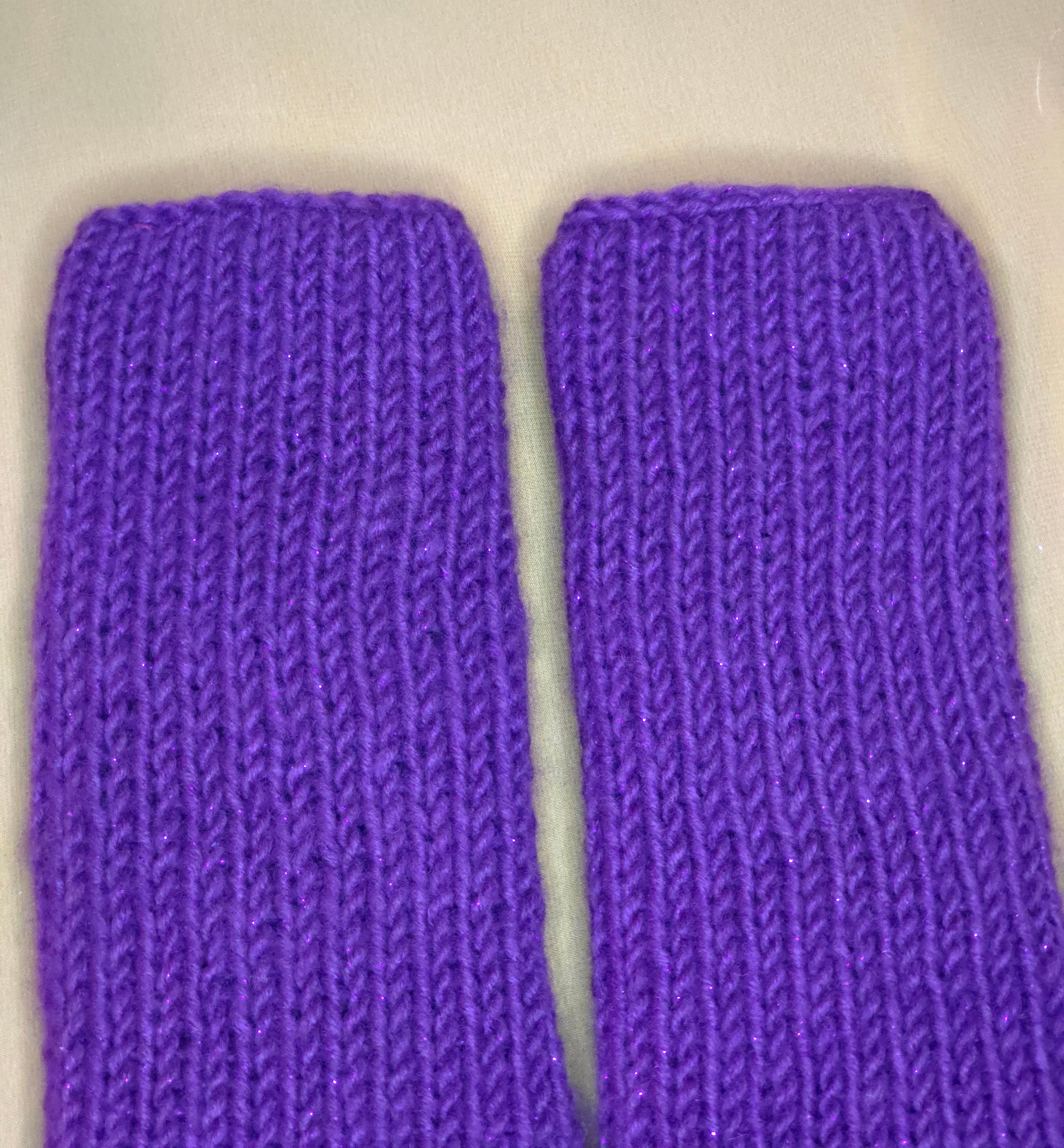 Fingerless Knit Gloves