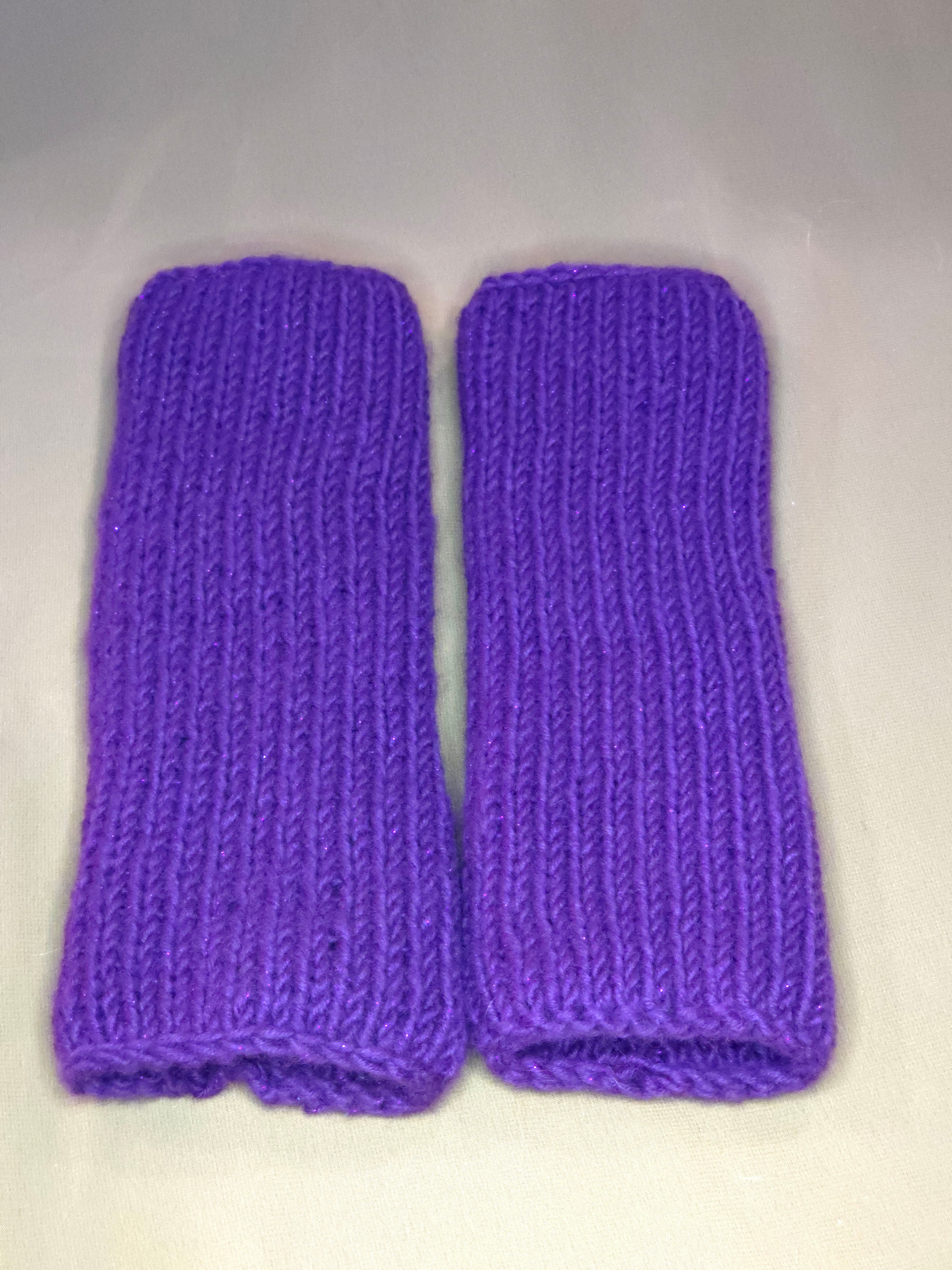 Fingerless Knit Gloves