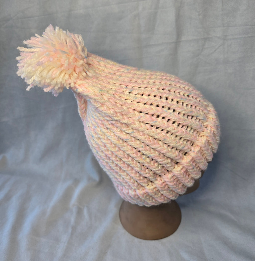 Beanie Pink Speckled