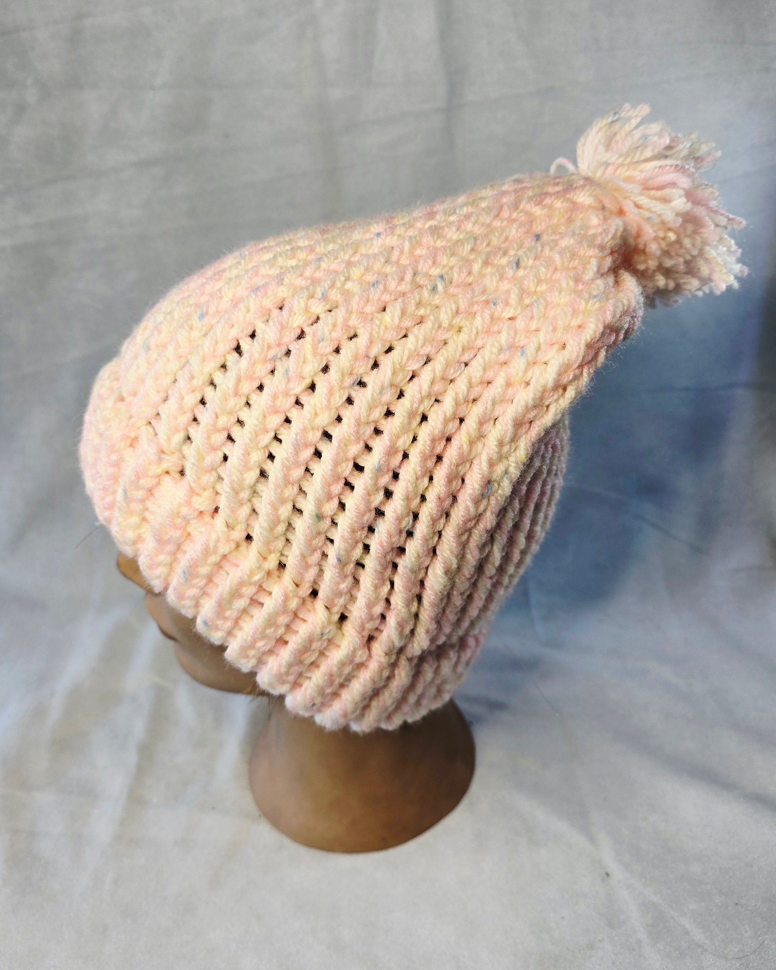 Beanie Pink Speckled