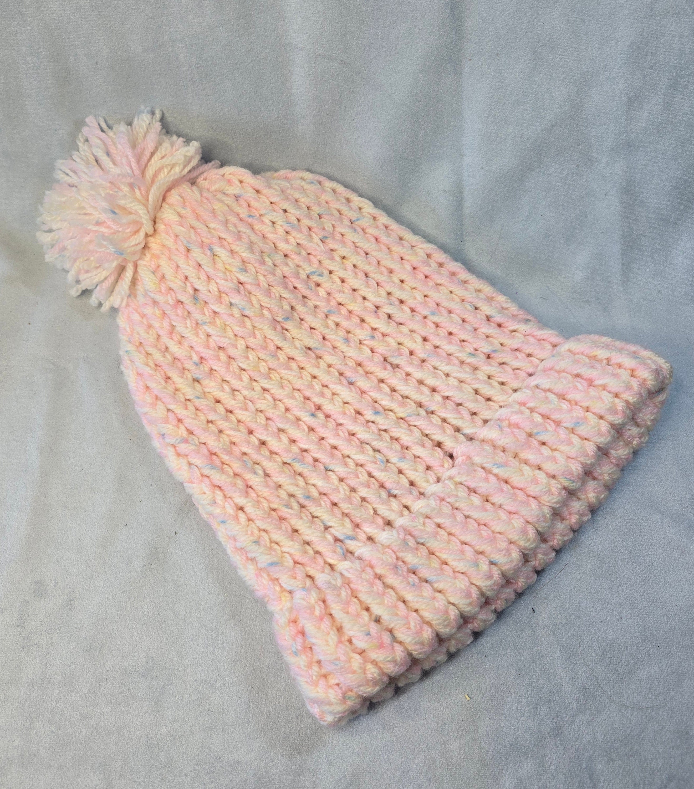 Beanie Pink Speckled