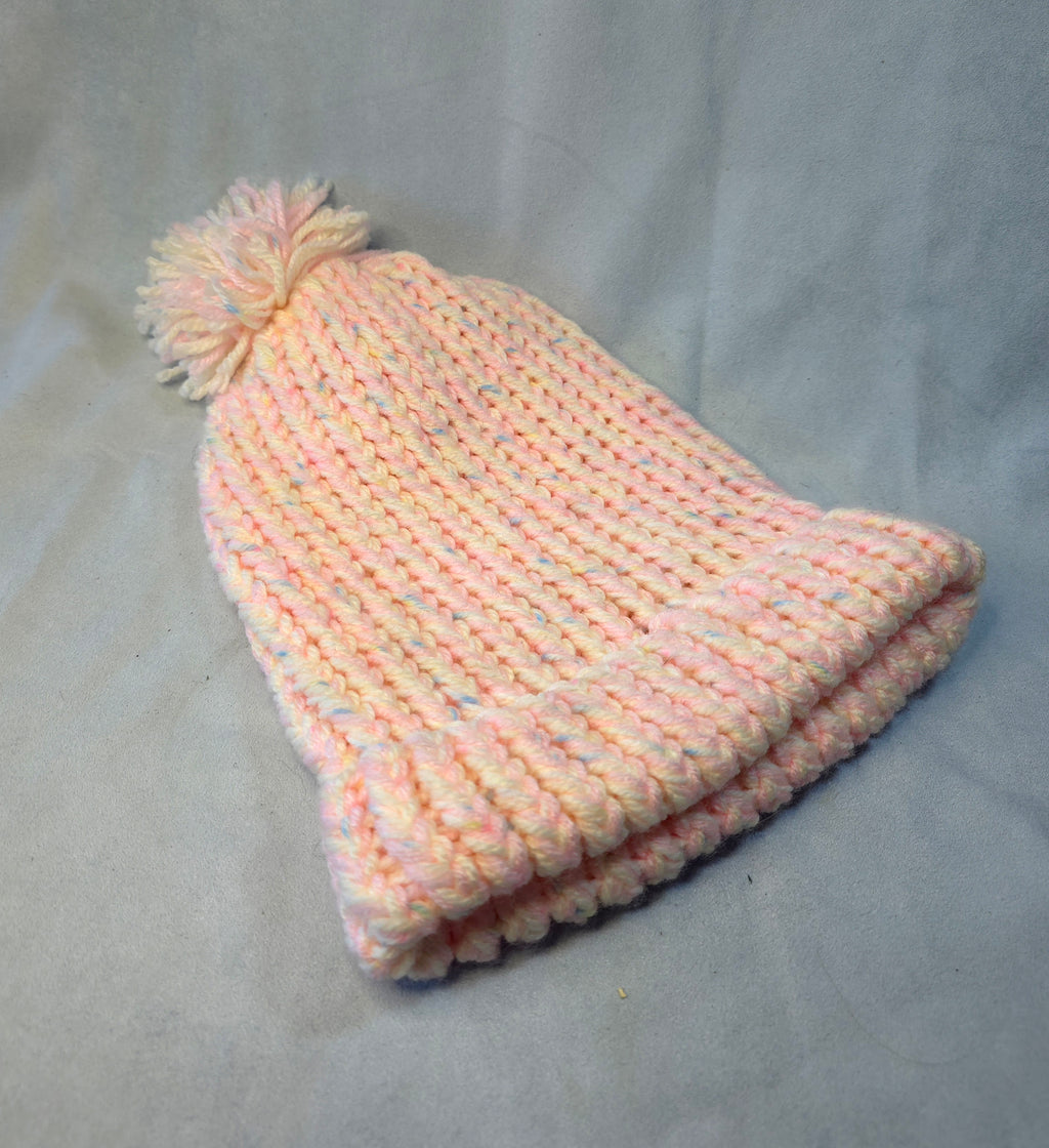Beanie Pink Speckled