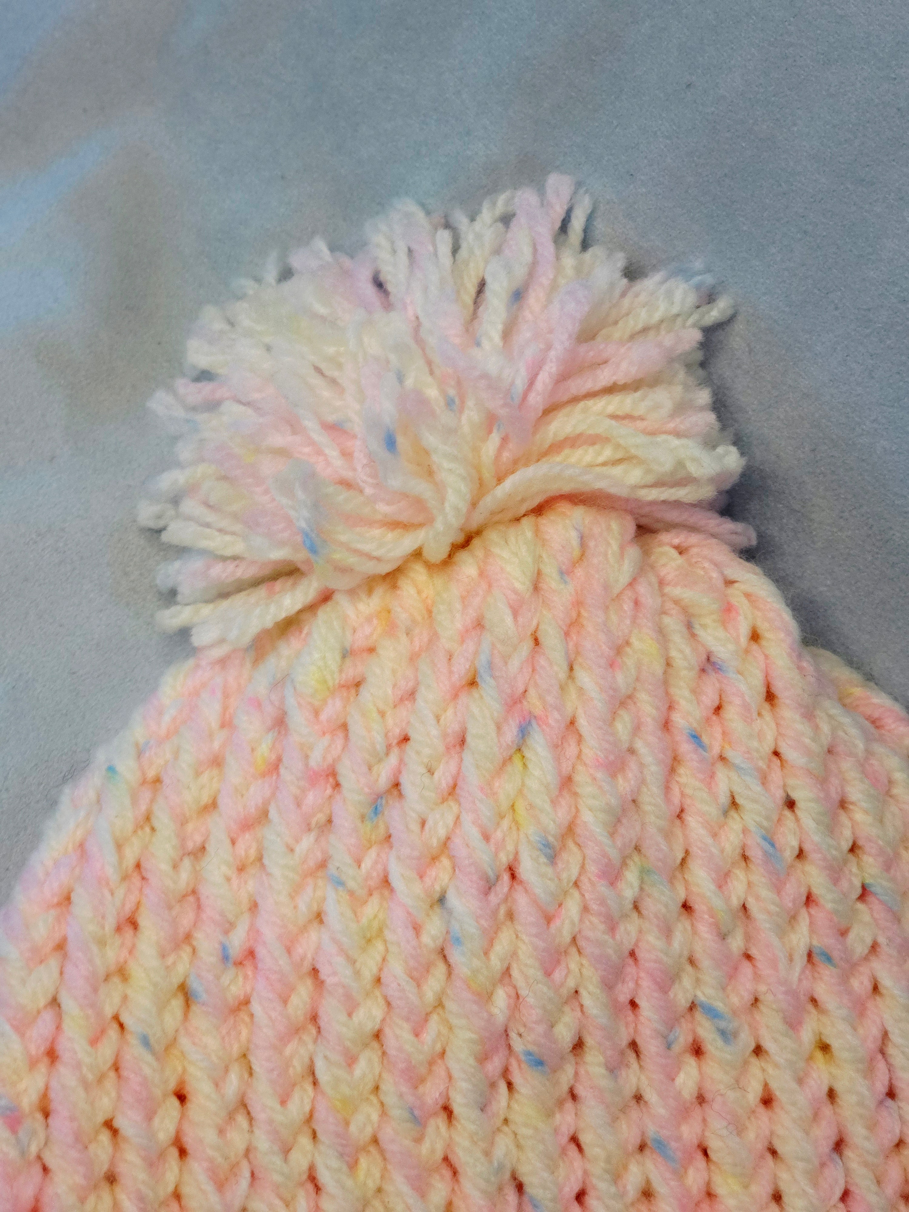 Beanie Pink Speckled