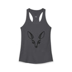 Deer Face Women's Racerback Tank — Nature-Inspired Casual Tank Top