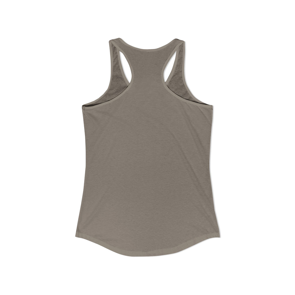 Deer Face Women's Racerback Tank — Nature-Inspired Casual Tank Top