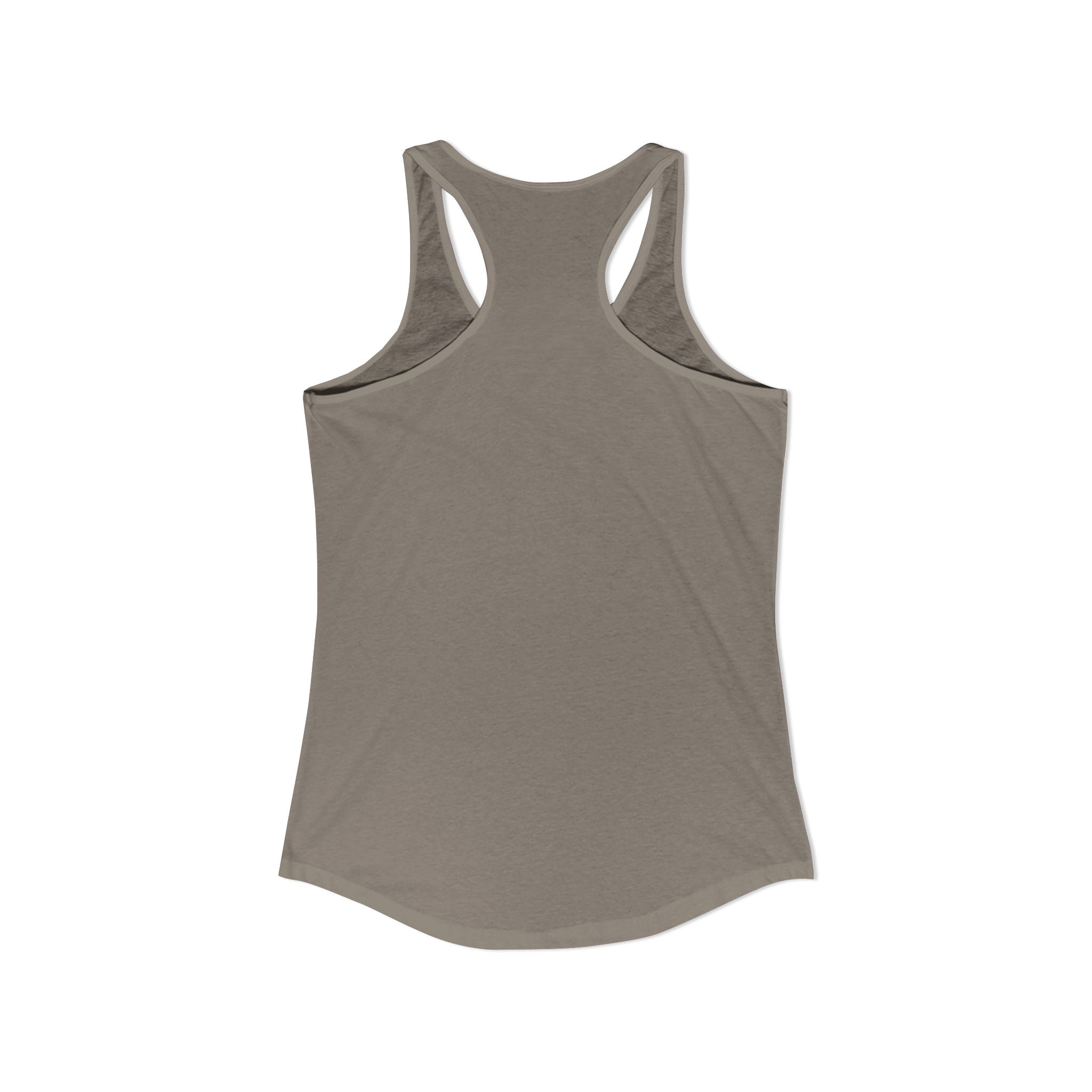 Deer Face Women's Racerback Tank — Nature-Inspired Casual Tank Top