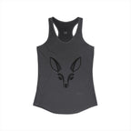 Deer Face Women's Racerback Tank — Nature-Inspired Casual Tank Top