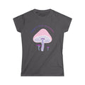 Mushroom Love Tee — "Support Small Businesses" Pastel Graphic Women's T-Shirt