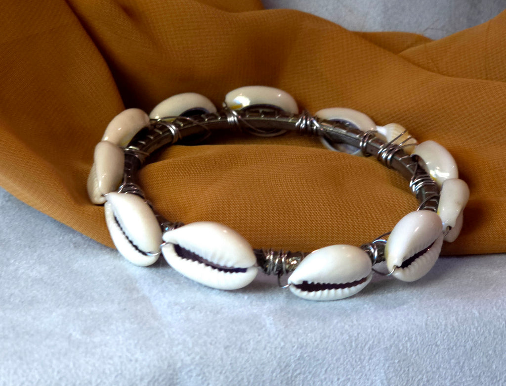 Shell Bangle Bracelet