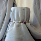 Wire and Bead Wrapped Bracelet