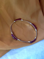 Wire and Bead Wrapped Bracelet