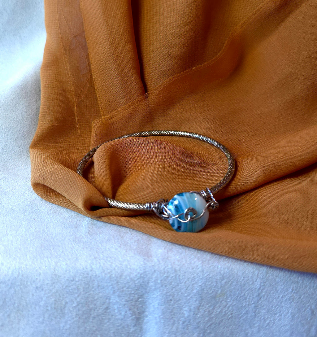 Wire wrapped Bangle