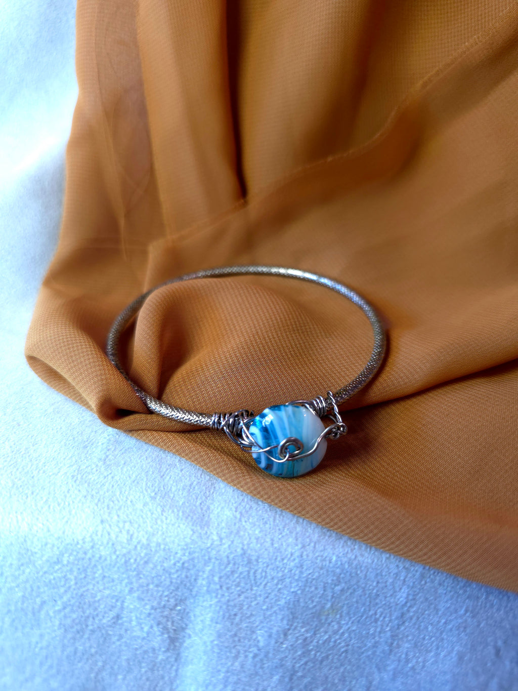 Wire wrapped Bangle
