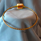 Natural Stone Bangle Bracelet