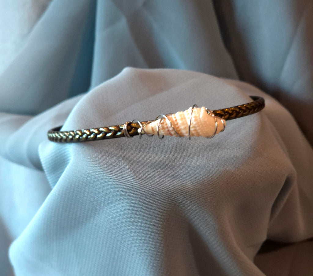 Shell Bangle Bracelet