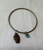 Bangle Face Charm Bracelet