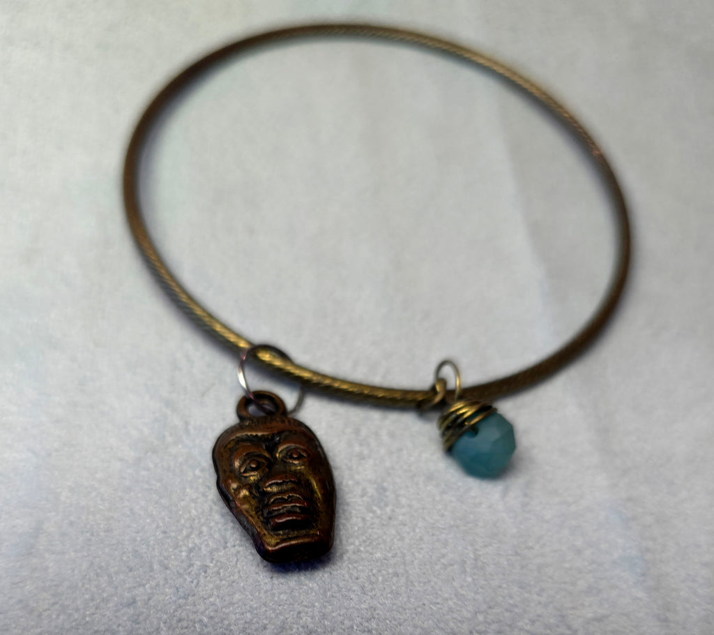 Bangle Face Charm Bracelet