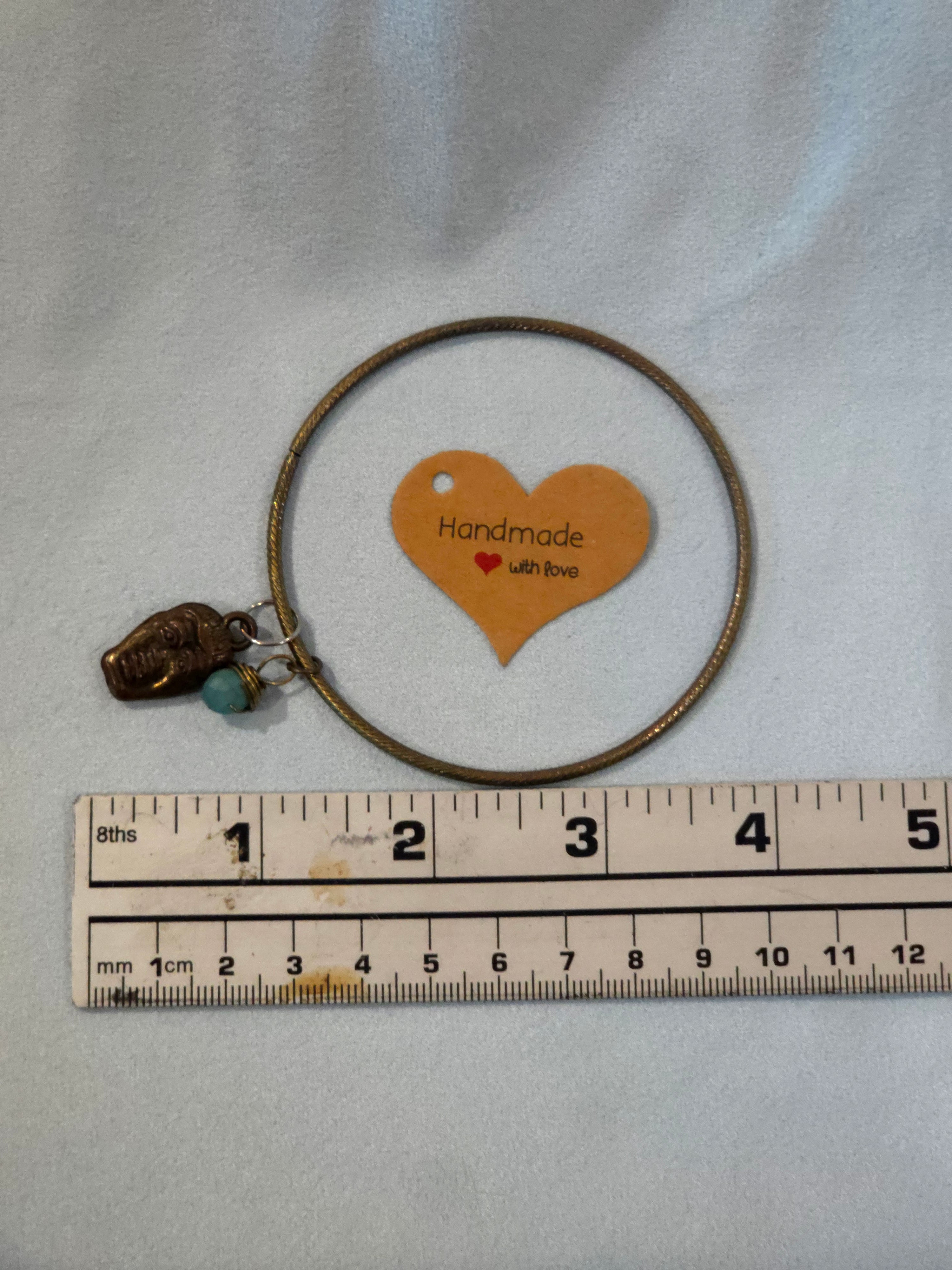 Bangle Face Charm Bracelet