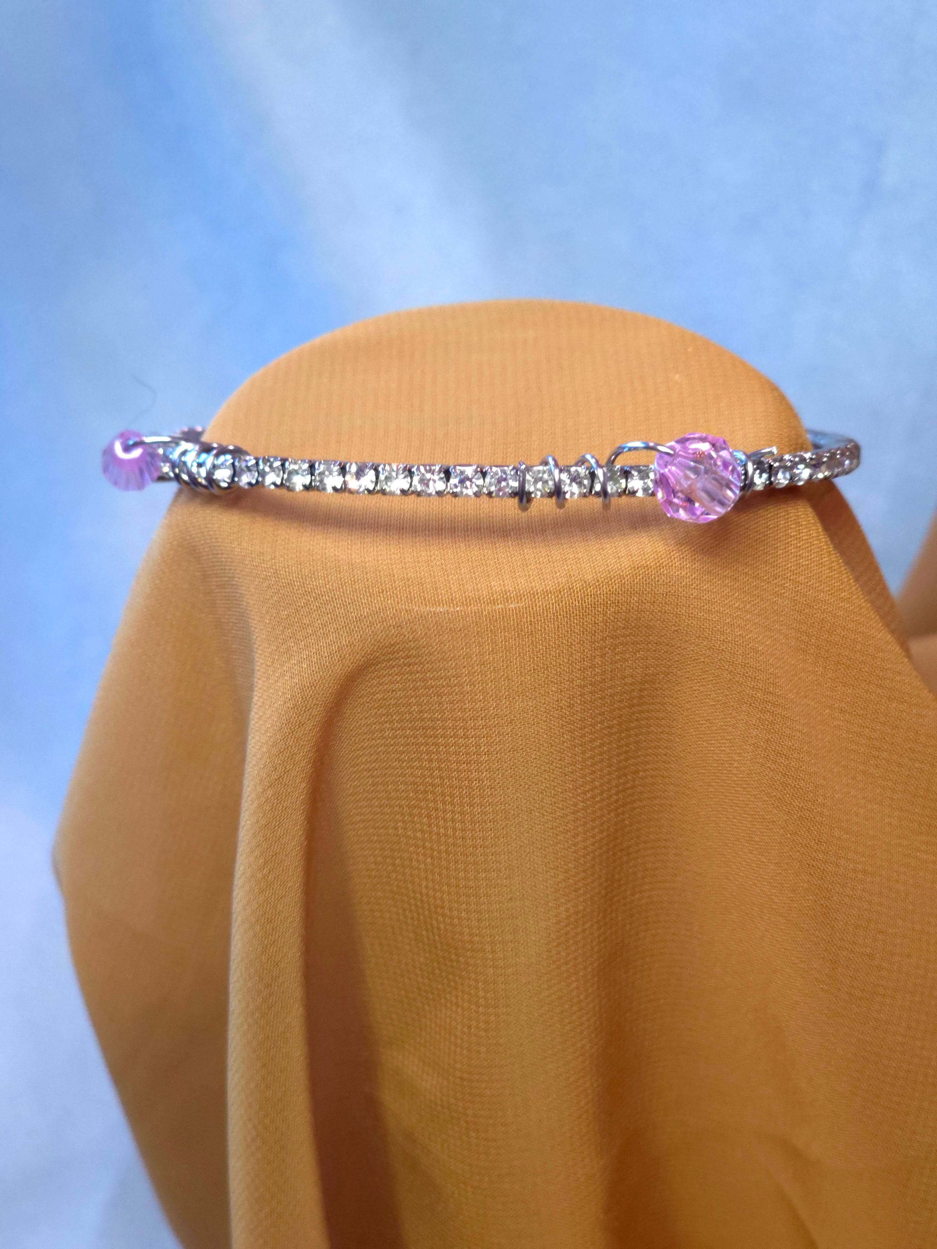 Rhinestone Bangle Bracelet