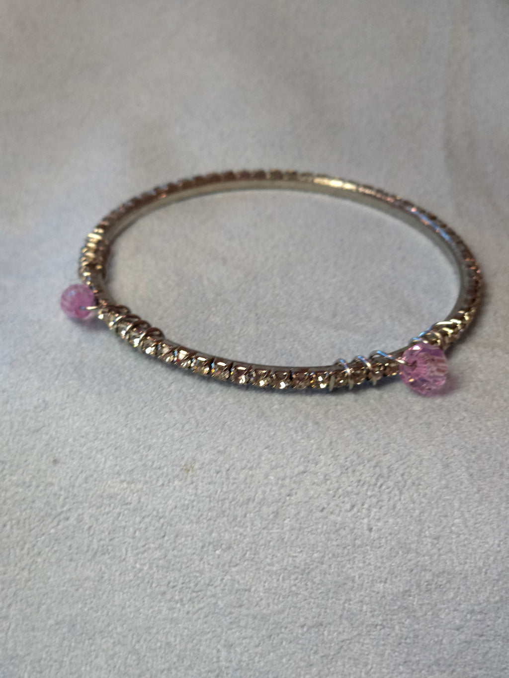 Rhinestone Bangle Bracelet
