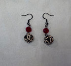 Orb drop earrings