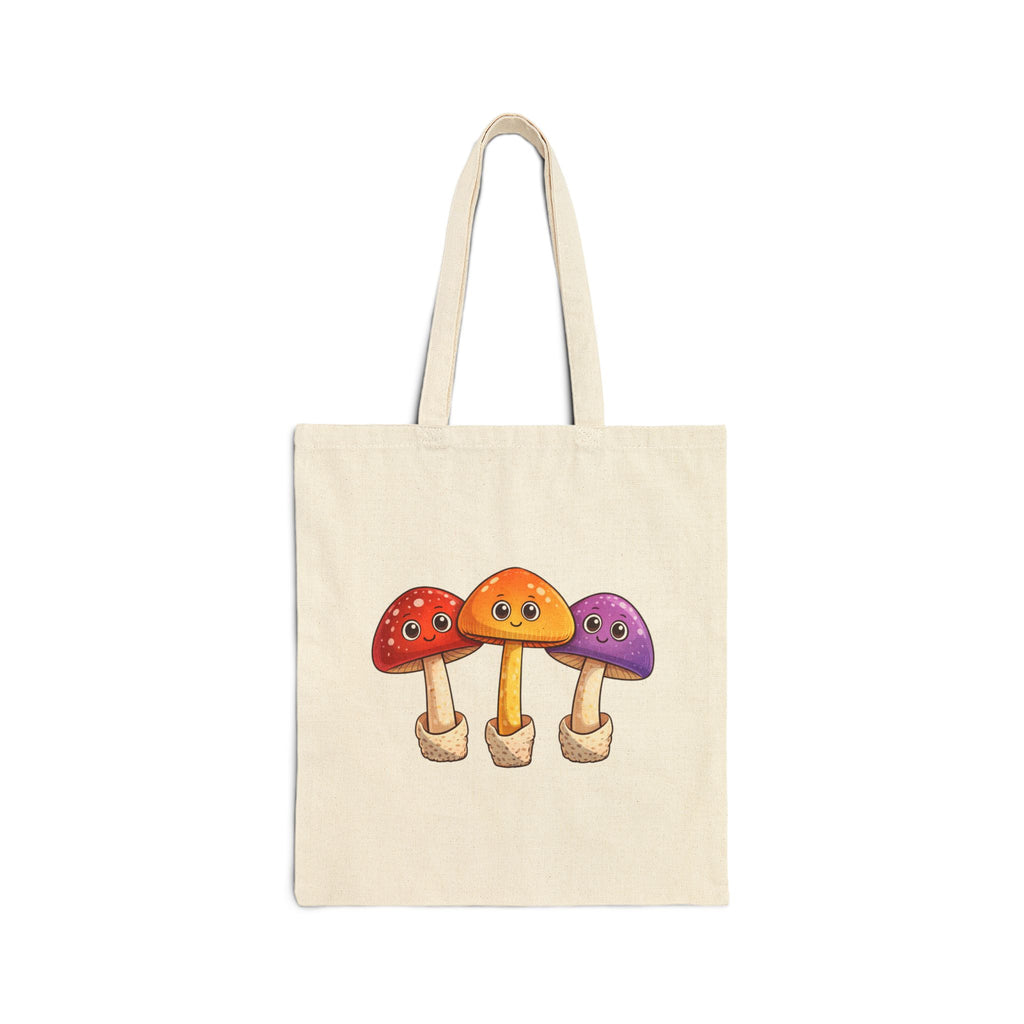 Mushroom Love Canvas Tote