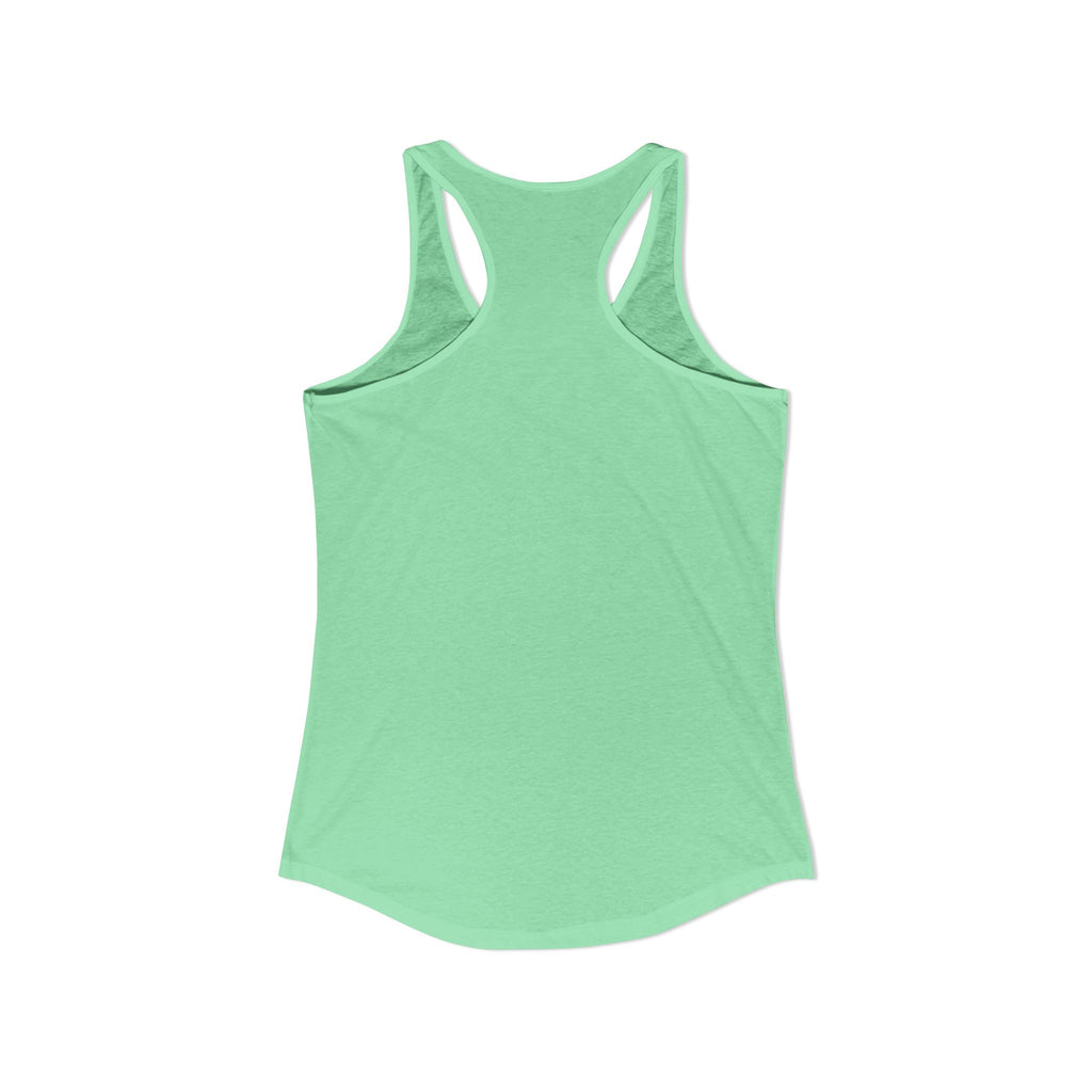 Deer Face Women's Racerback Tank — Nature-Inspired Casual Tank Top