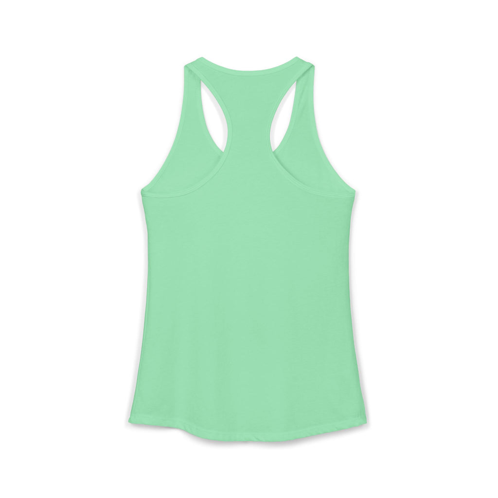 Deer Face Women's Racerback Tank — Nature-Inspired Casual Tank Top