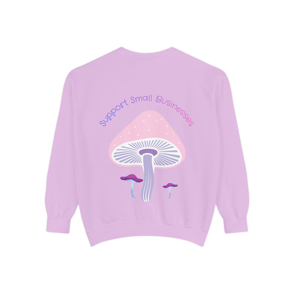 Support Small Businesses Mushroom Sweatshirt